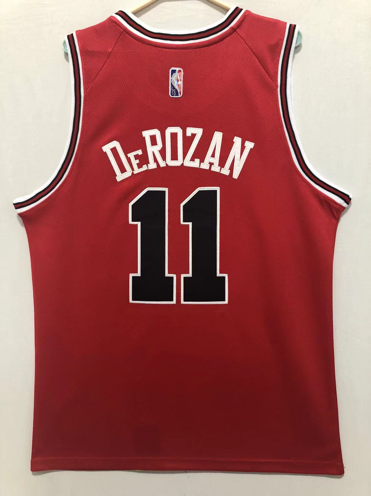 2022 Men Chicago Bulls #11 DeROZAN Red NBA Nike Jerseys->chicago bulls->NBA Jersey